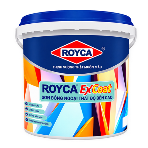 SƠN ROYCA EXCOAT - SƠN BÓNG NGOẠI THẤT ĐỘ BỀN CAO