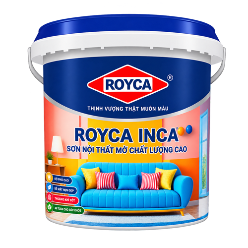 SƠN ROYCA INCA - SƠN NỘI THẤT MỜ CHẤT LƯỢNG CAO