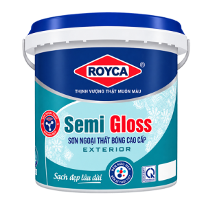 SƠN ROYCA SEMI GLOSS - SƠN NGOẠI THẤT BÓNG CAO CẤP