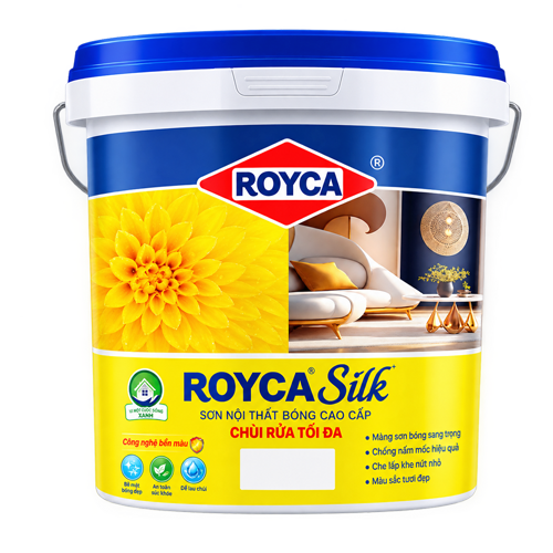 SƠN ROYCA SILK  - SƠN NỘI THẤT BÓNG CAO CẤP