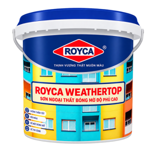 SƠN ROYCA WEATHERTOP - SƠN NGOẠI THẤT BÓNG MỜ ĐỘ PHỦ CAO