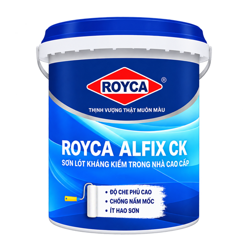 SƠN ROYCA ALFIX CK - SƠN LÓT KHÁNG KIỀM NỘI THẤT CAO CẤP
