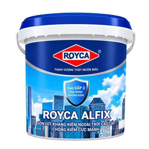 SƠN ROYCA ALFIX - SƠN LÓT CHỐNG KIỀM NGOẠI THẤT CAO CẤP