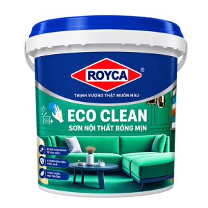 SƠN ROYCA ECO CLEAN - SƠN NỘI THẤT BÓNG MỊN CAO CẤP