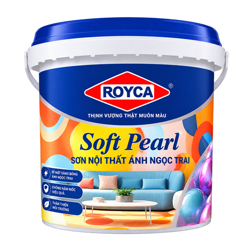 SƠN ROYCA SOFT PEARL - SƠN NỘI THẤT ÁNH NGỌC TRAI